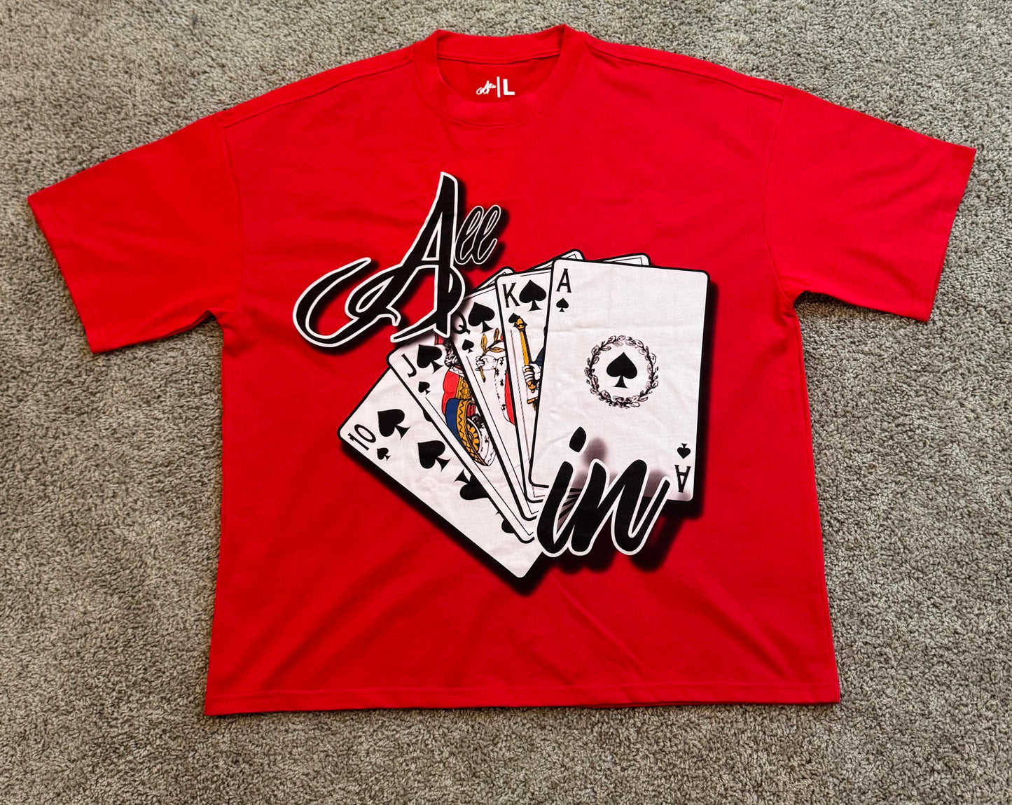 Red Oversized T-Shirt
