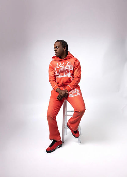 Red Jogging Suit