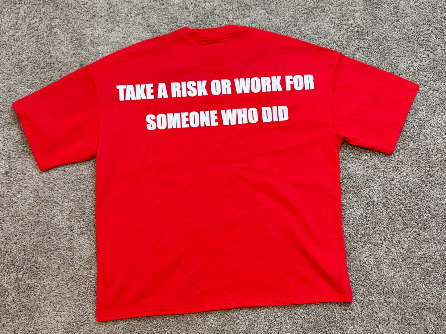 Red Oversized T-Shirt