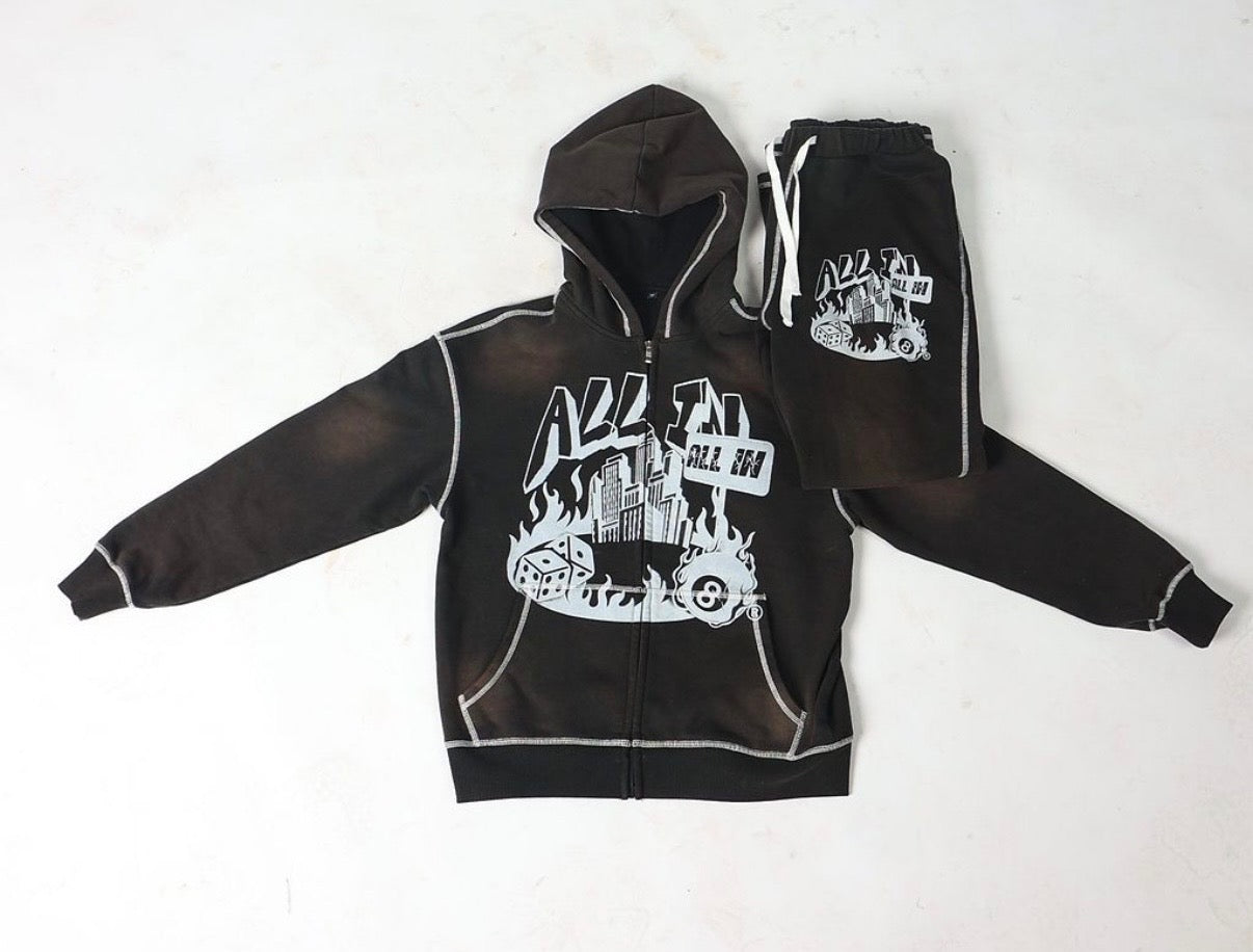 Black Jogging Set